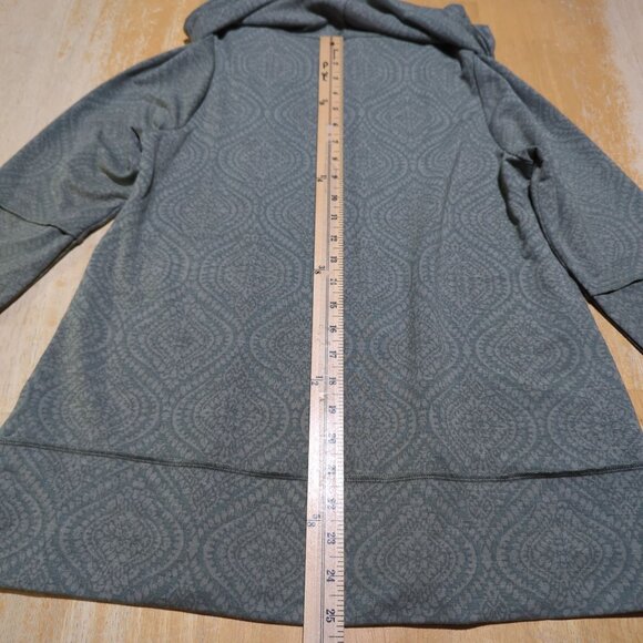 Soft Surroundings Tunic Size M light green cowl neck Seam detail‎ - Picture 8 of 10